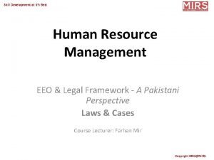 Skill Development at its Best Human Resource Management