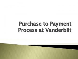 Vanderbilt payment services