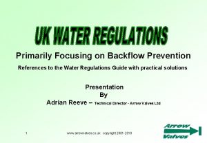 Fluid category 5 backflow prevention