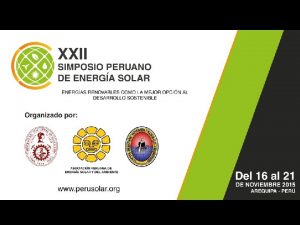 ASOCIACIN PERUANA DE ENERGA SOLAR Y DEL AMBIENTE