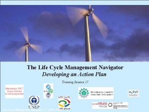 The Life Cycle Management Navigator Developing an Action