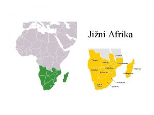 Jin Afrika I Prodn podmnky 1 2 3