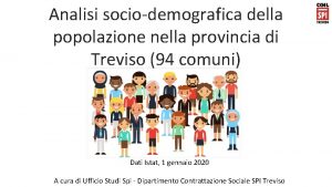 Analisi sociodemografica della popolazione nella provincia di Treviso