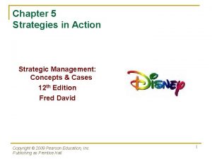 Strategic management concepts