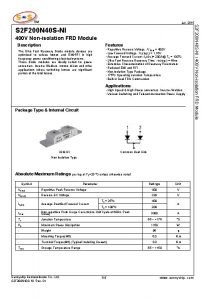 Jul 2015 400 V Nonisolation FRD Module Description