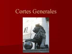 Cortes Generales Definicin Iusnaturalista de Estado El estado