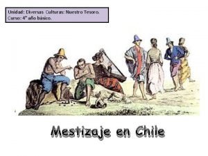 Mestizaje en chile