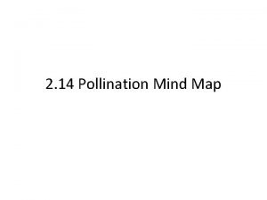 2 14 Pollination Mind Map Mind Map Draw