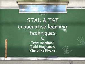 Tgt cooperative learning