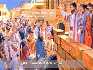 Conversions in the book of acts