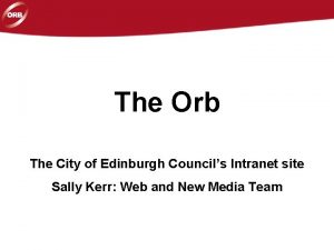 Orb edinburgh council