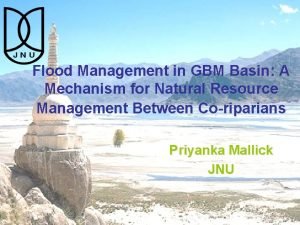 Flood management