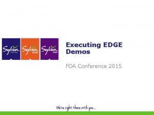 Edge conference 2015