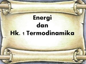 Contoh soal termodinamika untuk mahasiswa