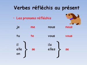 Pronom reflechi Pronom reflechi