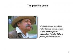 Stative passive