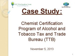 Ttb certified chemist