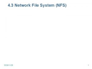 4 3 Network File System NFS 20201128 1