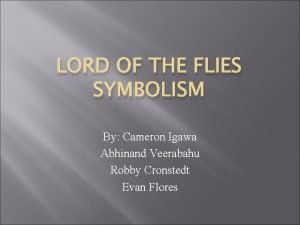 Beelzebub lord of the flies quote