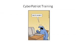 Cyberpatriot checklists