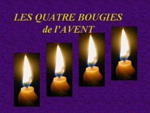 Texte les 4 bougies de lavent