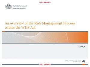 Ohs risk management process