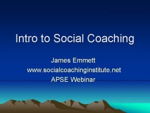 James social coach