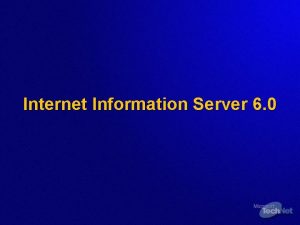 Internet Information Server 6 0 IIS 6 0