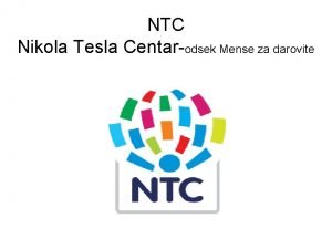 NTC Nikola Tesla Centarodsek Mense za darovite Ranko