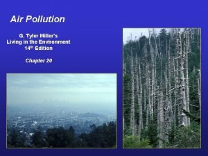 Air Pollution G Tyler Millers Living in the