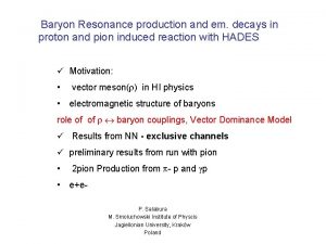 Baryon Resonance production and em decays in proton