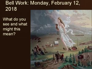 How does this painting represent manifest destiny?