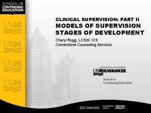 5 models of supervision