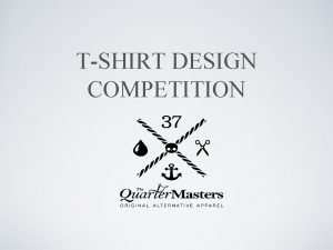 T shirt design competition