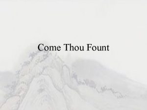 Sung by flaming tongues above