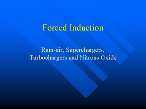 Forced Induction Ramair Superchargers Turbochargers and Nitrous Oxide