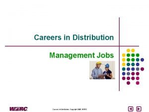 Distribution management jobs