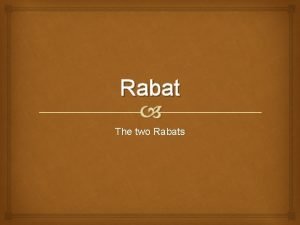 Rabat The two Rabats Rabat Malta The history