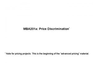 Explain price discrimination