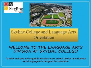 Skyline college map