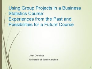 Business statistics project