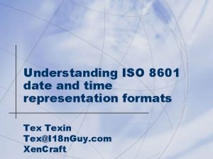 Iso 9001 date format