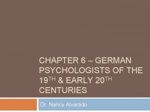 German psychologists