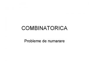 Formule combinatorica