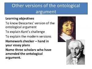 Ontological argument