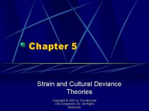 Cultural deviance theory sociology
