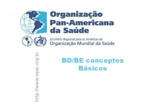 BDBE conceptos Bsicos Muchos terminos relacionados s o