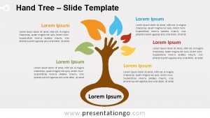 Hand Tree Slide Template Lorem Ipsum Lorem ipsum