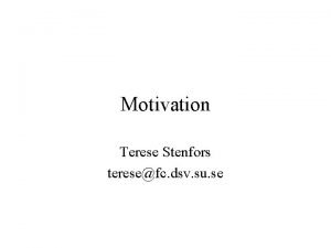 Motivationscykeln