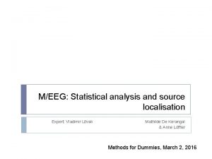 Source analysis